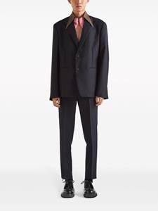 Prada Mid waist pantalon - Blauw