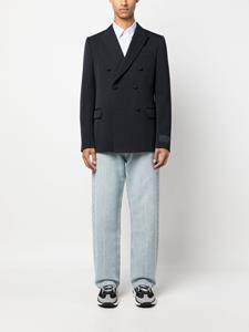 valentinogaravani Valentino Garavani wool double-breasted blazer - Blauw