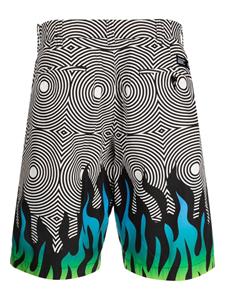 Neighborhood Katoenen shorts - Wit