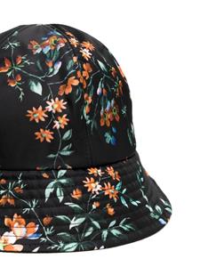 ERDEM Vissershoed met bloemenprint - Zwart