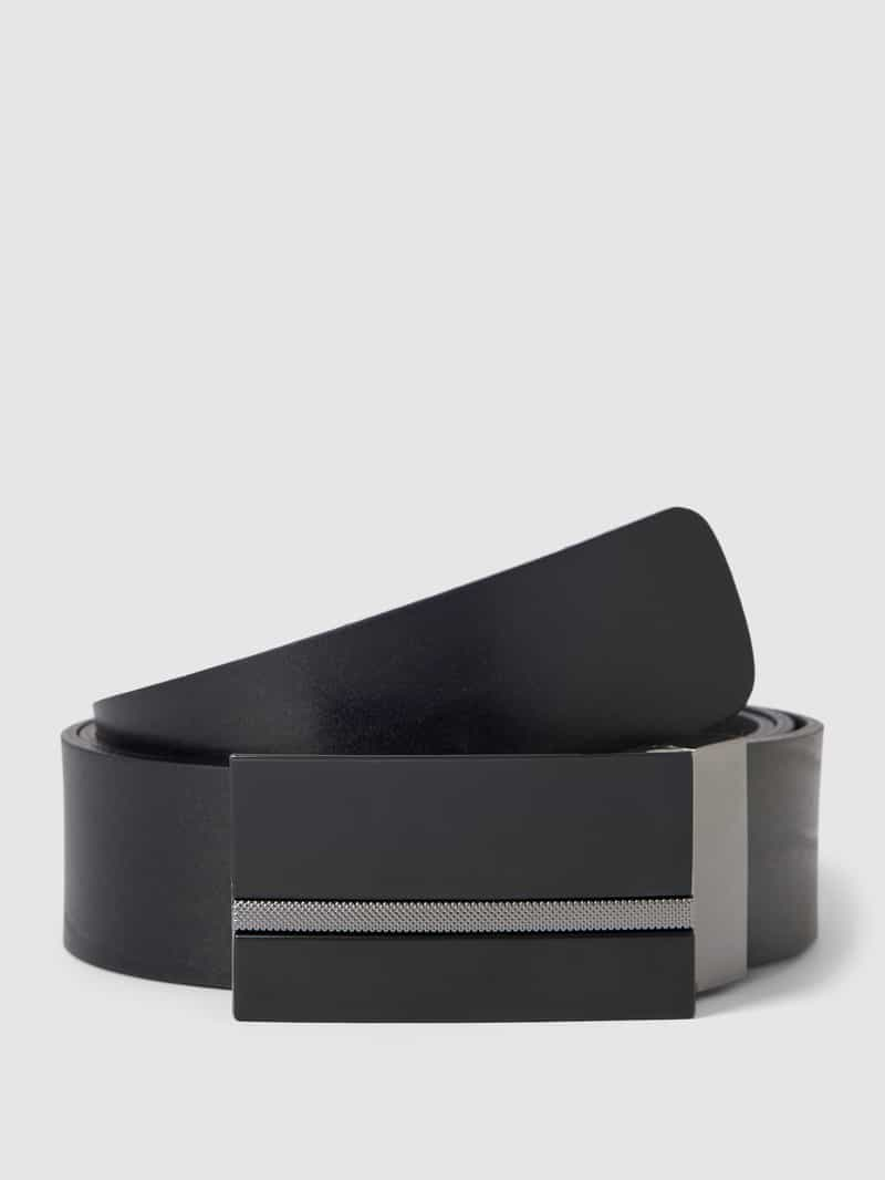 Christian Berg Men Riem met pinsluiting in effen design