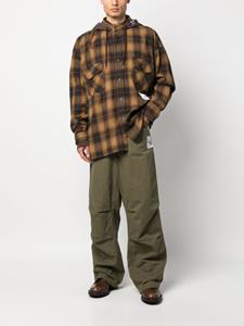 maisonmiharayasuhiro Maison MIHARA YASUHIRO Broek met wijde pijpen - Groen