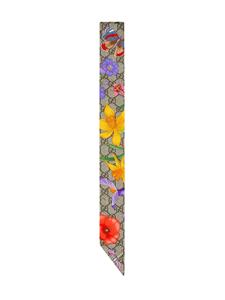 Sjaal met bloemenprint - Beige