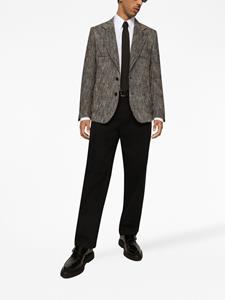 dolce&gabbana Dolce & Gabbana Jack met visgraatmotief - Grijs