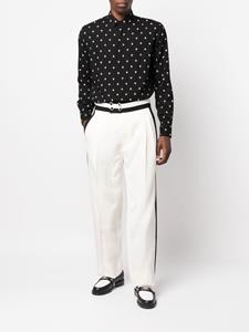 Casablanca Broek met wijde pijpen - Wit