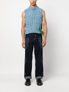 charlesjeffreyloverboy Charles Jeffrey Loverboy Jeans met wijde pijpen - Blauw