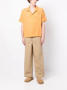 BODE Broek met geplooid detail - Bruin