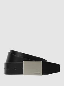 Calvin Klein Leren riem FORMAL PLAQUE BELT 3.5CM