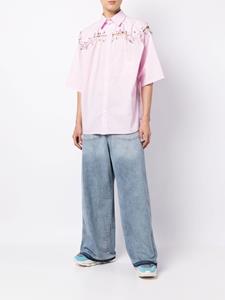 natashazinko Natasha Zinko Jeans met wijde pijpen - Blauw