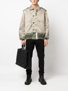 sacai Bomberjack met asymmetrische sluiting - Groen