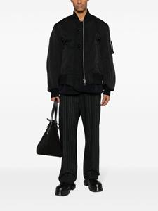 sacai Bomberjack met bandkraag - Zwart