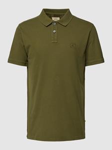 camel active Businessshirt Piqué Poloshirt aus reiner Baumwolle