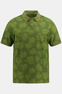 JP1880 Poloshirt Poloshirt Bauchfit Piqué acid washed Halbarm