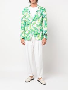 Billionaire Blazer met palmboomprint - Wit