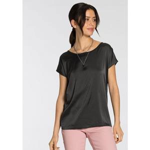 Laura Scott Shirtblouse van satijn en jersey