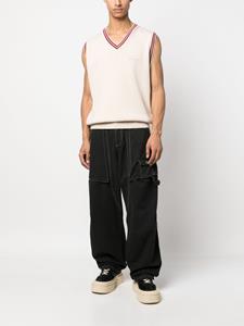 MARANT Parker broek met wijde pijpen - Zwart