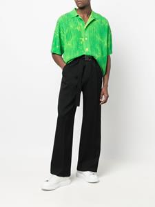 Lanvin Broek met wijde pijpen - Zwart