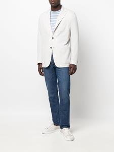 Canali Blazer met enkele rij knopen - Grijs