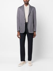 Canali Blazer met enkele rij knopen - Grijs