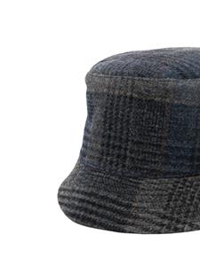 Fedeli Hoed met tartan ruit - Blauw