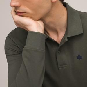 LA REDOUTE COLLECTIONS Poloshirt in zuiver biologisch katoen met lange mouwen