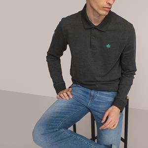 LA REDOUTE COLLECTIONS Poloshirt in zuiver biologisch katoen met lange mouwen