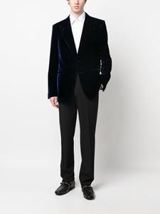 TOM FORD Fluwelen blazer - Blauw