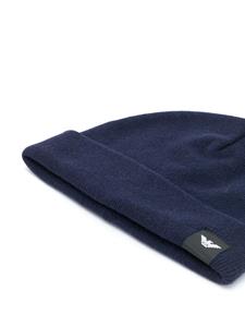 Emporio Armani Muts met logopatch - Blauw