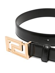 Versace Greca Goddess leren riem - Zwart