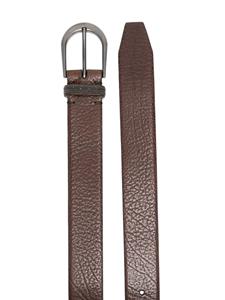 brunellocucinelli Brunello Cucinelli Leren gespriem - Bruin