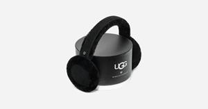 Ugg W Sheepskin Bluetooth Earmuff in Black, Shearling