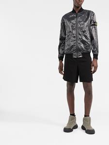 stoneisland Stone Island Bomberjack met logopatch - Zwart