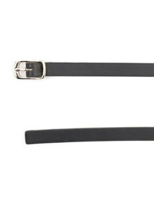 maisonmargiela Maison Margiela Smalle leren riem - Zwart