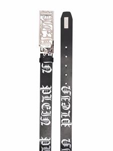 philippplein Philipp Plein Riem met logoplakkaat - Zwart