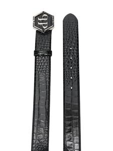 philippplein Philipp Plein Riem met logogesp - Zwart