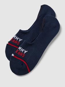Tommy Jeans Kousenvoetjes met labeldetails in een set van 2 paar