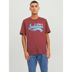 Jack & Jones Rundhalsshirt "JJELOGO TEE SS O-NECK 2 COL AW23 SN"