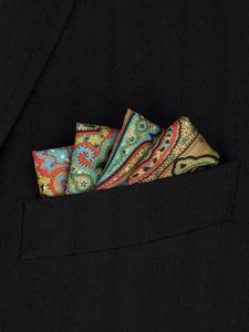 ETRO Pochet met grafische print - Geel