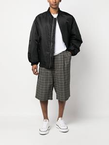 maisonmiharayasuhiro Maison MIHARA YASUHIRO Geruite shorts - Zwart
