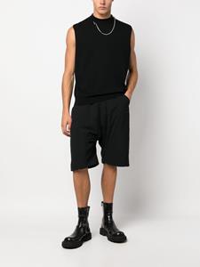 thomkrom Thom Krom Shorts met elastische taille - Zwart