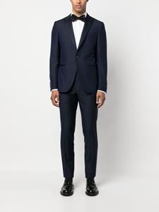 Canali Smoking met enkele rij knopen - Blauw