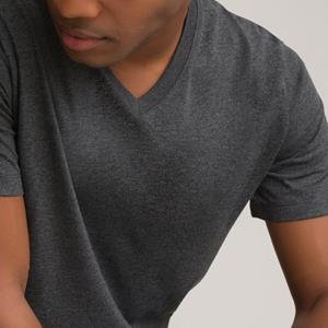 LA REDOUTE COLLECTIONS T-shirt met V-hals en korte mouwen