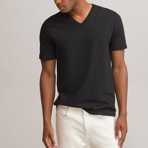 LA REDOUTE COLLECTIONS T-shirt met V-hals en korte mouwen