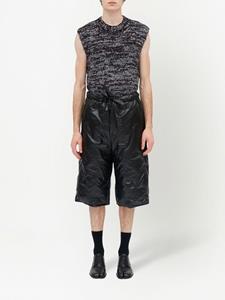 maisonmargiela Maison Margiela Gewatteerde knielange shorts - Zwart