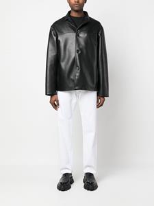 Prada Broek met logoplakkaat - Wit