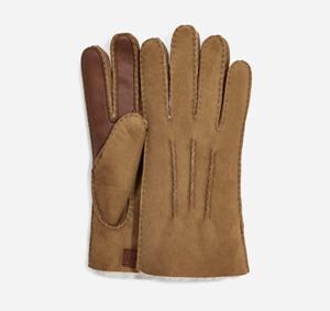 UGG Tech-handschoen van contrasterende sheepskin voor heren  in Brown  Shearling