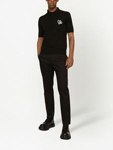 dolce&gabbana Dolce & Gabbana Pantalon met logo label - Zwart