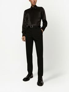 dolce&gabbana Dolce & Gabbana Pantalon met logo tailleband - Zwart