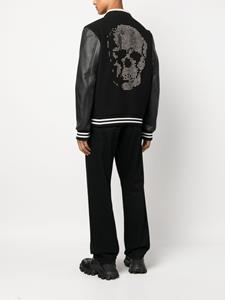 philippplein Philipp Plein Bomberjack met studs - Zwart