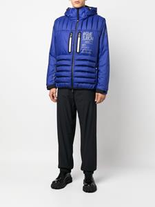 Moncler Grenoble Broek met logoprint - Zwart